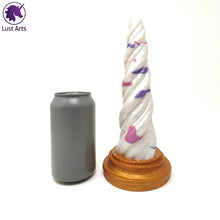 Load image into Gallery viewer, Preview photo of pre-made toy next to a standard size soda can for scale