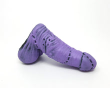 Load image into Gallery viewer, Frank&#39;s Monster horror/literary-themed adult toy in color Morbid Orchid (light purple coating, dark grey inside)
