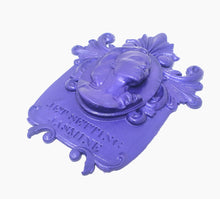 Load image into Gallery viewer, Jet Setting Jasmine's tactile portrait in inset text on an off-white background