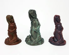Load image into Gallery viewer, Three of the Mermaid fantasy adult toy designs facing forwards from Lust Arts in each of the original colors