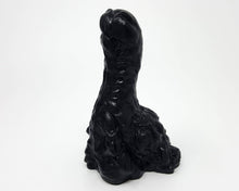 Load image into Gallery viewer, Mosswood Dragon fantasy adult toy in a black color on a while background
