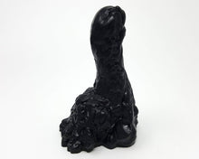 Load image into Gallery viewer, Mosswood Dragon fantasy adult toy in a black color on a while background