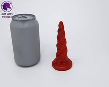Load image into Gallery viewer, Preview photo of pre-made toy next to a standard size soda can for scale