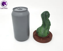 Load image into Gallery viewer, Preview photo rotating around a pre-made Tentacle adult toy next to a standard size soda can for scale