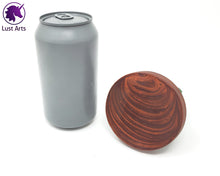 Load image into Gallery viewer, Preview photo of the underside of a pre-made Tentacle adult toy next to a standard size soda can for scale
