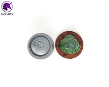 Load image into Gallery viewer, Top view preview photo of a pre-made Tentacle adult toy next to a standard size soda can for scale