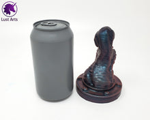 Load image into Gallery viewer, Preview photo rotating around a pre-made Tentacle adult toy next to a standard size soda can for scale