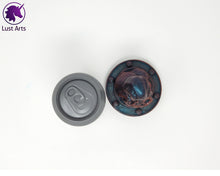 Load image into Gallery viewer, Top view preview photo of a pre-made Tentacle adult toy next to a standard size soda can for scale