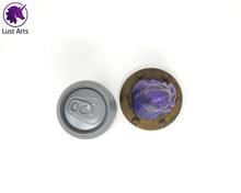 Load image into Gallery viewer, Top view preview photo of a pre-made Tentacle adult toy next to a standard size soda can for scale