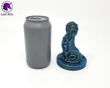 Load image into Gallery viewer, Preview photo rotating around a pre-made Tentacle adult toy next to a standard size soda can for scale