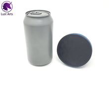 Load image into Gallery viewer, Preview photo of the underside of a pre-made Tentacle adult toy next to a standard size soda can for scale