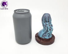 Load image into Gallery viewer, Preview photo rotating around a pre-made Tentacle adult toy next to a standard size soda can for scale