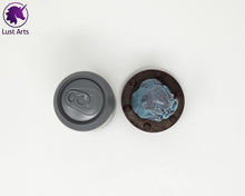 Load image into Gallery viewer, Top view preview photo of a pre-made Tentacle adult toy next to a standard size soda can for scale