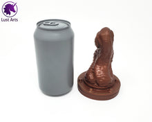 Load image into Gallery viewer, Preview photo rotating around a pre-made Tentacle adult toy next to a standard size soda can for scale