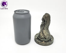 Load image into Gallery viewer, Preview photo rotating around a pre-made Tentacle adult toy next to a standard size soda can for scale