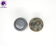 Load image into Gallery viewer, Top view preview photo of a pre-made Tentacle adult toy next to a standard size soda can for scale
