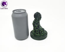 Load image into Gallery viewer, Preview photo rotating around a pre-made Tentacle adult toy next to a standard size soda can for scale