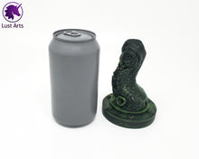 Load image into Gallery viewer, Preview photo rotating around a pre-made Tentacle adult toy next to a standard size soda can for scale