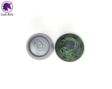 Load image into Gallery viewer, Top view preview photo of a pre-made Tentacle adult toy next to a standard size soda can for scale
