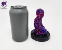 Load image into Gallery viewer, Preview photo rotating around a pre-made Tentacle adult toy next to a standard size soda can for scale
