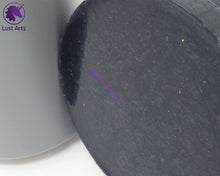 Load image into Gallery viewer, Photo with arrow showing example of the underside base flaws