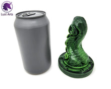 Load image into Gallery viewer, Preview photo rotating around a pre-made Tentacle adult toy next to a standard size soda can for scale