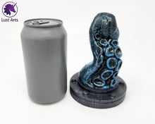 Load image into Gallery viewer, Preview photo rotating around a pre-made Tentacle adult toy next to a standard size soda can for scale