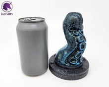 Load image into Gallery viewer, Preview photo rotating around a pre-made Tentacle adult toy next to a standard size soda can for scale