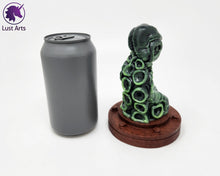 Load image into Gallery viewer, Preview photo rotating around a pre-made Tentacle adult toy next to a standard size soda can for scale