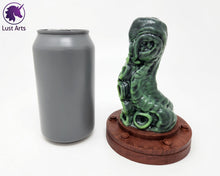 Load image into Gallery viewer, Preview photo rotating around a pre-made Tentacle adult toy next to a standard size soda can for scale