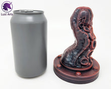 Load image into Gallery viewer, Preview photo rotating around a pre-made Tentacle adult toy next to a standard size soda can for scale