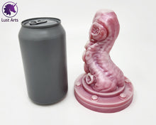 Load image into Gallery viewer, Preview photo rotating around a pre-made Tentacle adult toy next to a standard size soda can for scale