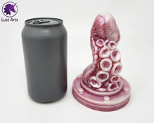 Load image into Gallery viewer, Preview photo rotating around a pre-made Tentacle adult toy next to a standard size soda can for scale