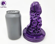Load image into Gallery viewer, Preview photo rotating around a pre-made Tentacle adult toy next to a standard size soda can for scale