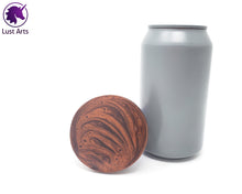 Load image into Gallery viewer, Photo of a Unicorn Horn insertable toy next to a soda can for scale on an off-white background