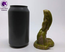 Load image into Gallery viewer, Photo of a Lust Burster insertable toy next to a soda can for scale on an off-white background