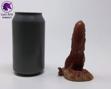 Load image into Gallery viewer, Photo of a Lust Burster insertable toy next to a soda can for scale on an off-white background