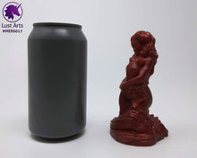 Load image into Gallery viewer, Preview photo showing underside of a pre-made Mermaid adult toy next to a standard size soda can for scale