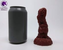 Load image into Gallery viewer, Preview photo showing underside of a pre-made Mermaid adult toy next to a standard size soda can for scale