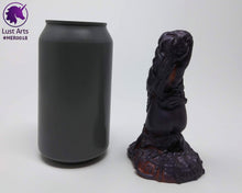 Load image into Gallery viewer, Preview photo rotating around a pre-made Mermaid adult toy next to a standard size soda can for scale