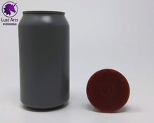 Load image into Gallery viewer, Photo of a Unicorn Horn insertable toy next to a soda can for scale on an off-white background