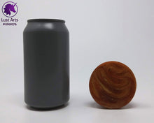 Load image into Gallery viewer, Photo of a Unicorn Horn insertable toy next to a soda can for scale on an off-white background