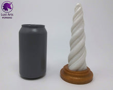Load image into Gallery viewer, Preview photo of pre-made toy next to a standard size soda can for scale