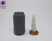 Load image into Gallery viewer, Preview photo of pre-made toy next to a standard size soda can for scale