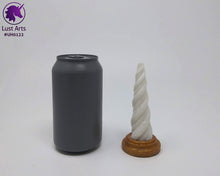 Load image into Gallery viewer, Preview photo of pre-made toy next to a standard size soda can for scale
