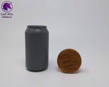 Load image into Gallery viewer, Photo of a Unicorn Horn insertable toy next to a soda can for scale on an off-white background