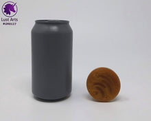 Load image into Gallery viewer, Photo of a Unicorn Horn insertable toy next to a soda can for scale on an off-white background