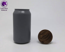 Load image into Gallery viewer, Photo of a Unicorn Horn insertable toy next to a soda can for scale on an off-white background