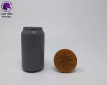 Load image into Gallery viewer, Photo of a Unicorn Horn insertable toy next to a soda can for scale on an off-white background