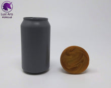 Load image into Gallery viewer, Photo of a Unicorn Horn insertable toy next to a soda can for scale on an off-white background
